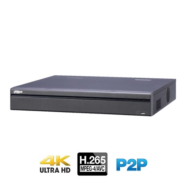 NVR 32CH | Hasta 12MP | TASA Bits 320Mbps | HDMI/VGA | 4 HDD | P2P | ONVIF - DH-NVR5432-4KS2