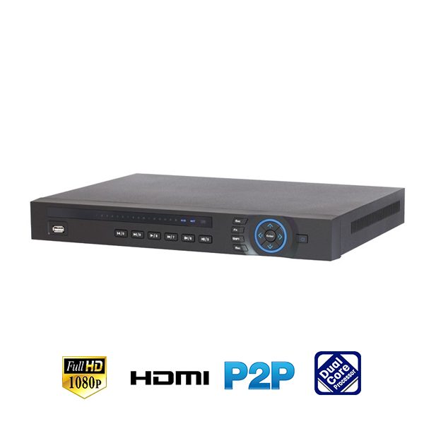 NVR 8CH | Hasta 12MP | TASA Bits 256Mbps | HDMI/VGA | 2 HDD | P2P | ONVIF