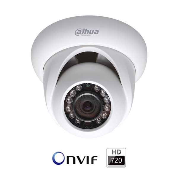 DOMO EXTERIOR | CMOS 1/3" ICR | 1.3 MP | HD 720P | IR: 30m | IP66 | PoE - DH-IPC-HDW1120S